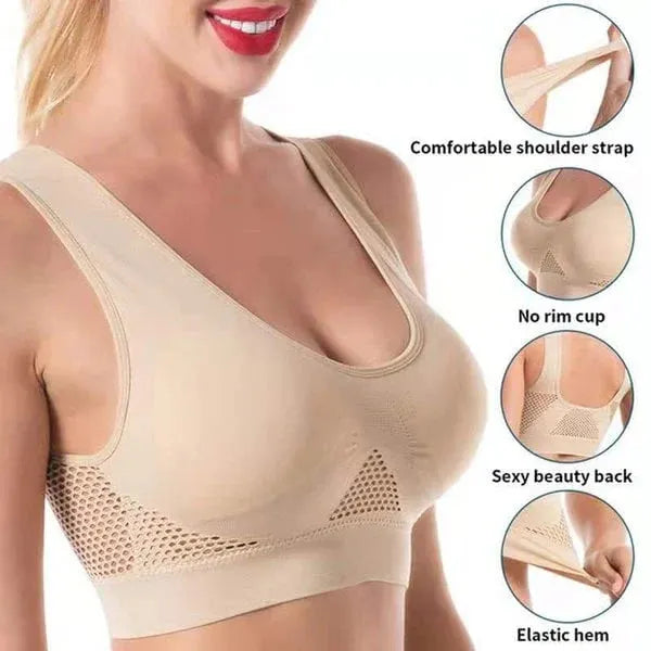 1+1 GRATIS | Lucia™ Liftup Air Bra - Bleiben Sie den ganzen Tag kühl und atmungsaktiv!