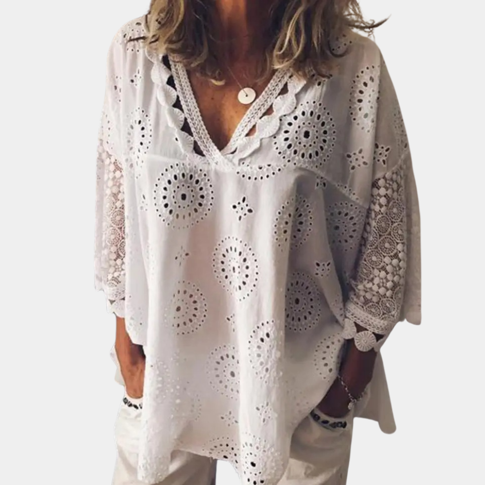 Zeitlose Sommerbluse für vielseitiges Styling - Hannelore